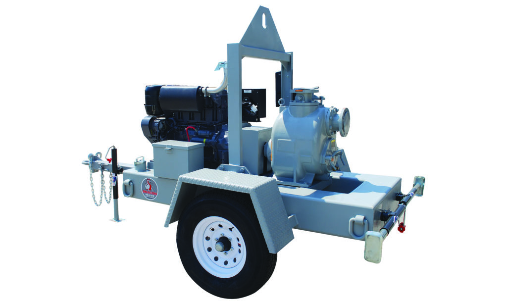 Mobile Diesel Engine Trash Pump