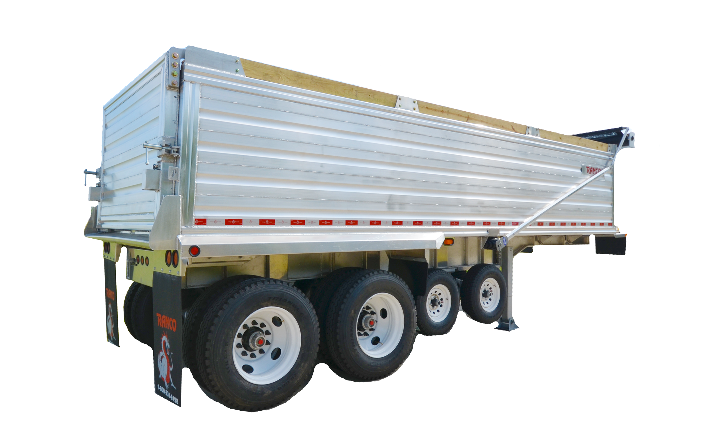 26′ FULL FRAME ALUMINUM END DUMP