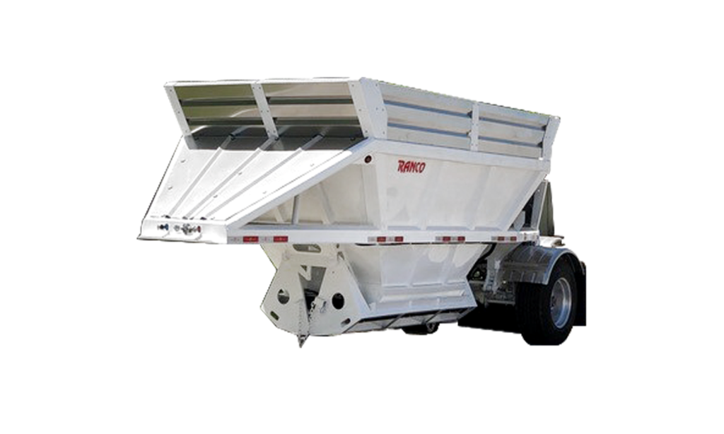 ranco steel Super Lightweight Mini bottom dump trailer