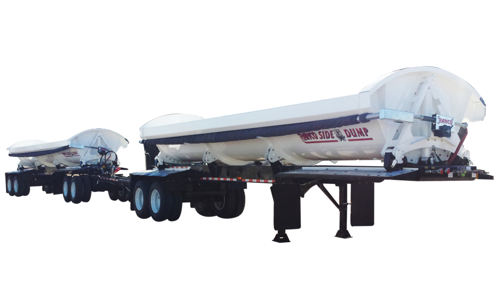 Ranco Side Dump Train Trailers